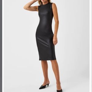 🌟New🌟Spanx Faux Leather Sheath Dress